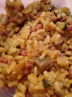 Una foto de Arroz meloso a mi manera