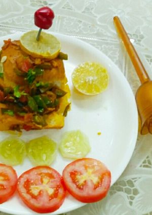 A picture of Masala Pav.