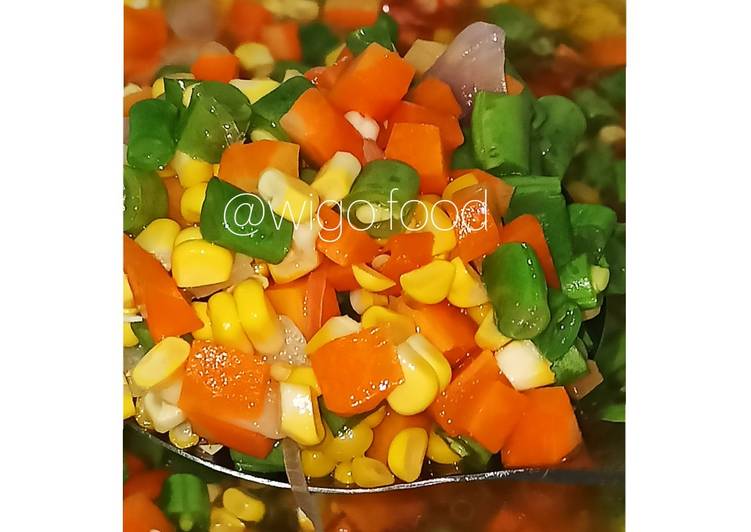 Resep Tumis sayur pelangi 🌈 yang Sempurna