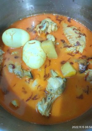 Foto resep Kare Ayam Telor Kentang