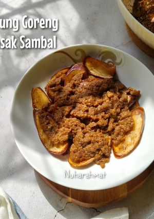 Gambar Terung Goreng Masak Sambal