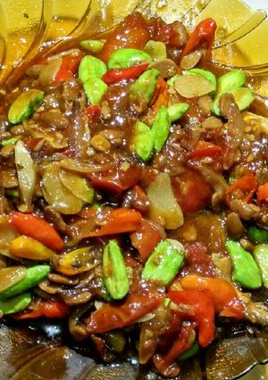 Foto resep Tumis peda cah tauco dan pete