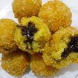 Bola ubi coklat crispy