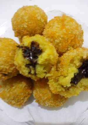 Foto resep Bola ubi coklat crispy