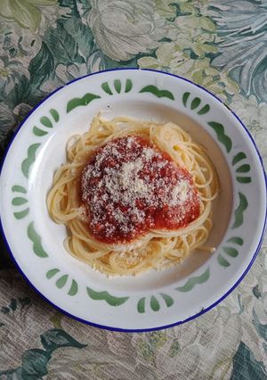 Foto resep Spagheti Bolognese instan