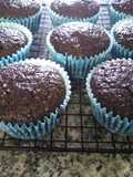 Whole Wheat Double Chocolate Muffins ❌ Egg |มัฟฟินโฮลวีทดับเบิ้ลช็อกโกแลต ❌ ไข่