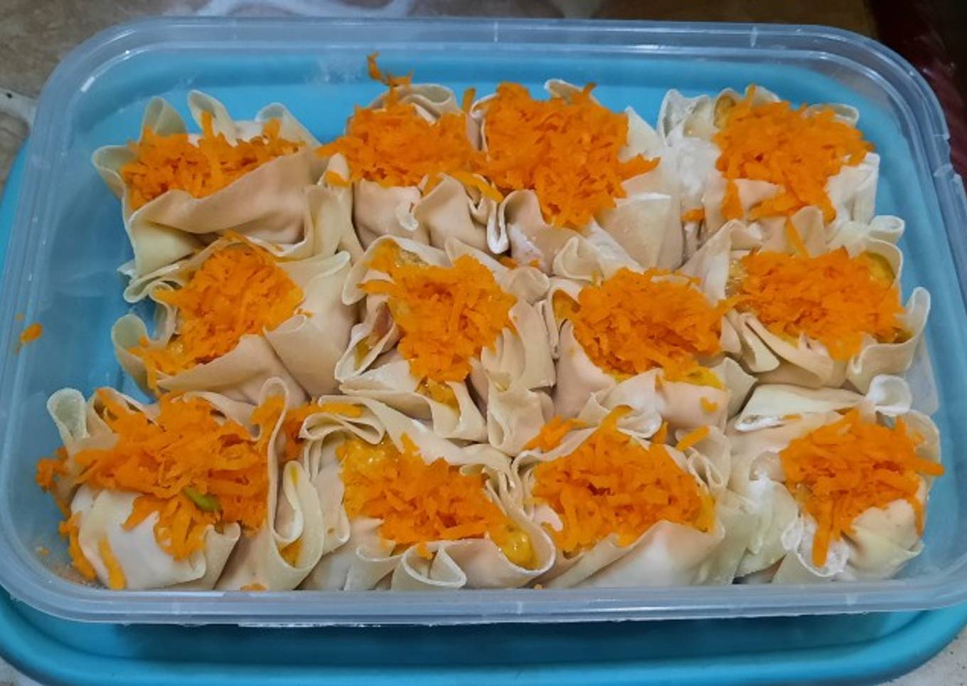 Siomay ayam udang (pakai wortel)