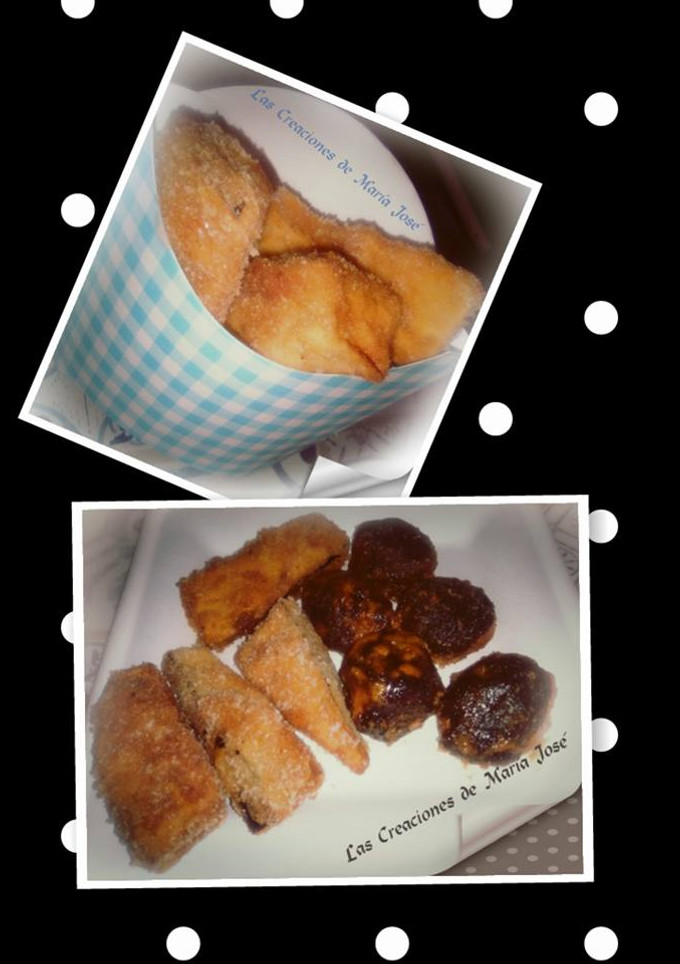 Una foto de Palitos de berenjena y albondigas(sin gluten)