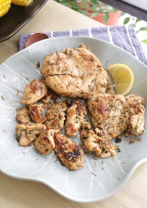 Foto resep Ayam rosemary lemon pan fried