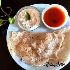 A picture of Brown Rice Neer Dosa.