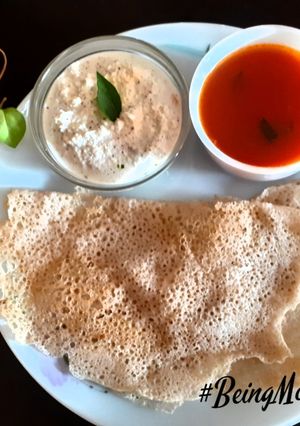 A picture of Brown Rice Neer Dosa.