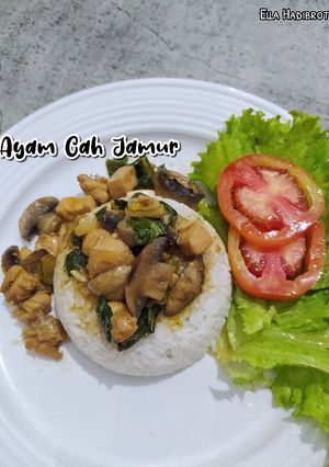 Foto resep Ayam Cah Jamur a la Bakmi GM