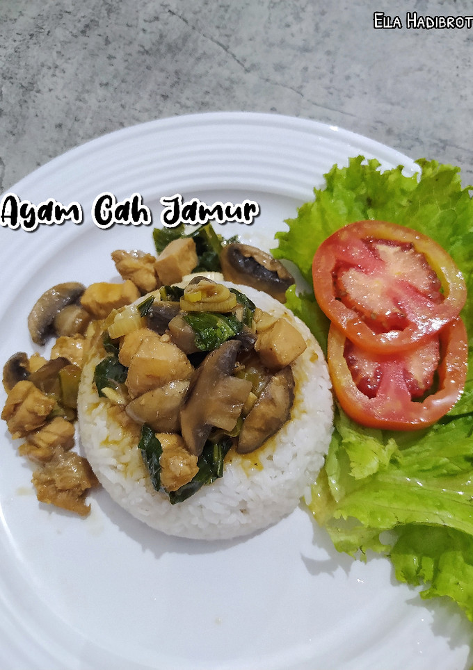 Foto resep Ayam Cah Jamur a la Bakmi GM