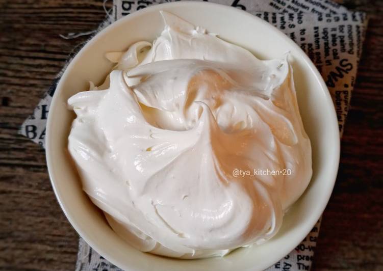 Resep Whipped Cream Homemade yang mengenyangkan