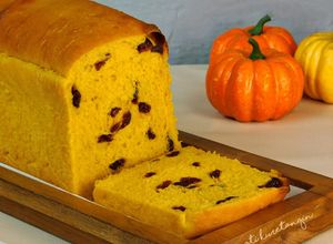 Foto resep Pumpkin Sourdough Bread With Yeast Water Cranberry| Roti Tawar Labu Tanpa Ragi Instan