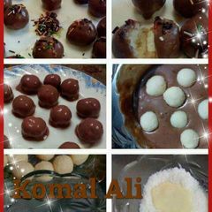 Chocolate coconut Balls A picture of Chocolate coconut Balls.