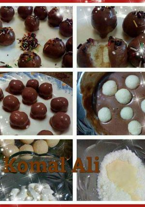 A picture of Chocolate coconut Balls.
