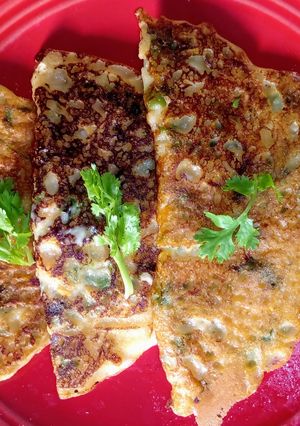 আটা দিয়ে চিলা (aata diye chila recipe in Bengali) রেসিপির প্রধান ছবি