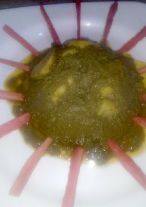 A picture of Alu Palak.
