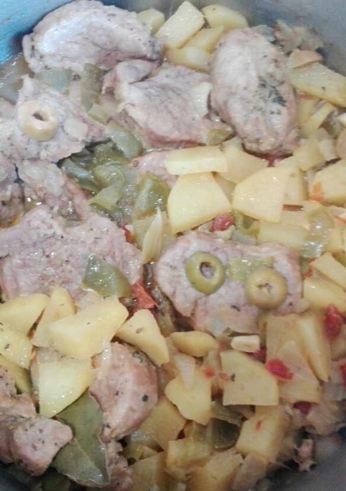 Una foto de Solomillo de cerdo estilo andaluz en olla rápida