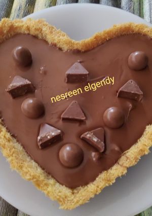 صورة لوصفة تارت كنافة النوتيلا