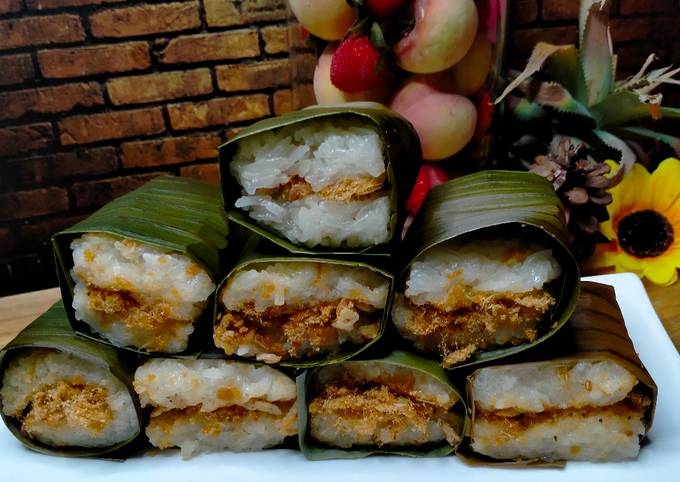 Cara membuat Lemper Abon Cara membuat Lemper Abon