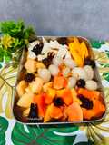 Asinan Buah dengan Kuah Bunga Rosella