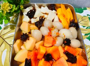 Foto resep Asinan Buah dengan Kuah Bunga Rosella