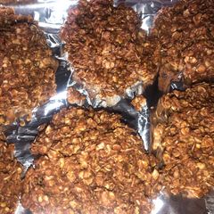 A picture of Oatmeal No Bake Cookies.