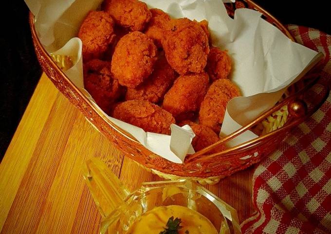 Crispy chicken popcorn