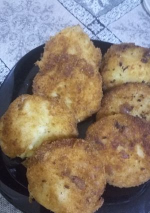صورة لوصفة كروكات البطاطا محشية بالجبن والدجاج