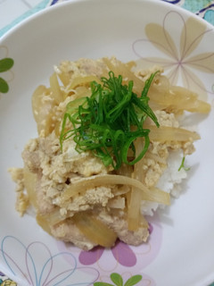 Foto resep Oyakodon (Japanese chicken egg rice bowl)