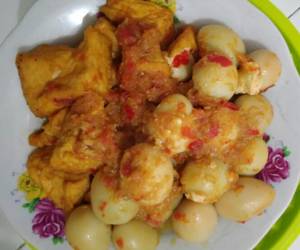 Resep Mudah Sambal Tahu Telur Puyuh Enak Sempurna Resep Mudah Sambal Tahu Telur Puyuh Enak Sempurna