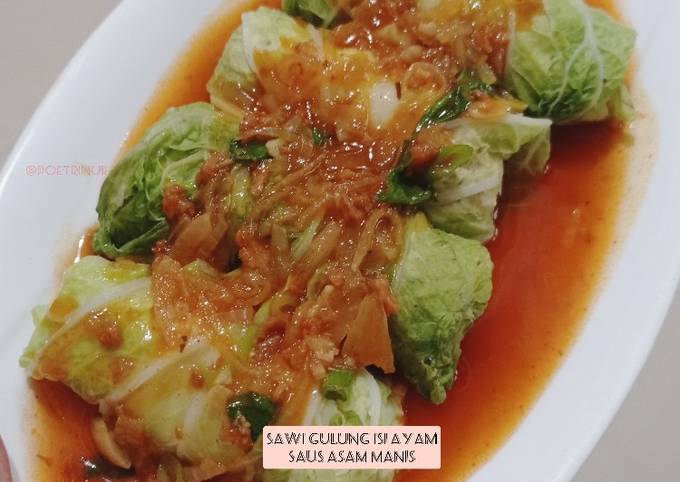 Resep 3 Sawi Gulung Ayam Oleh Putri Nur W Cookpad