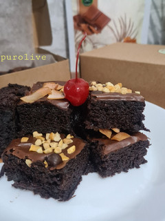 Foto resep Brownies Viral Shiny Crust (Fudge Brownies)