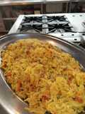 Arroz pilaf con sofrito de verduras