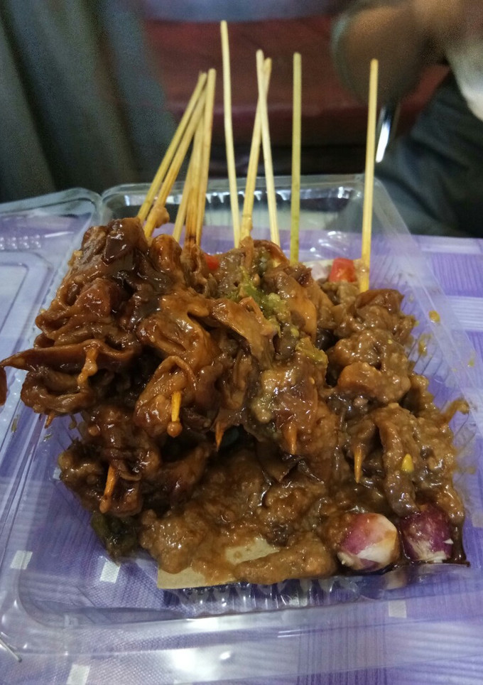 Foto resep Sate jamur tiram bumbu kacang#bakulan