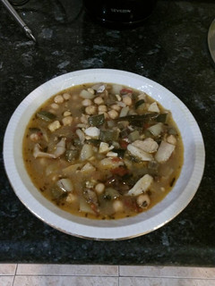 Una foto de Garbanzos con bacalao