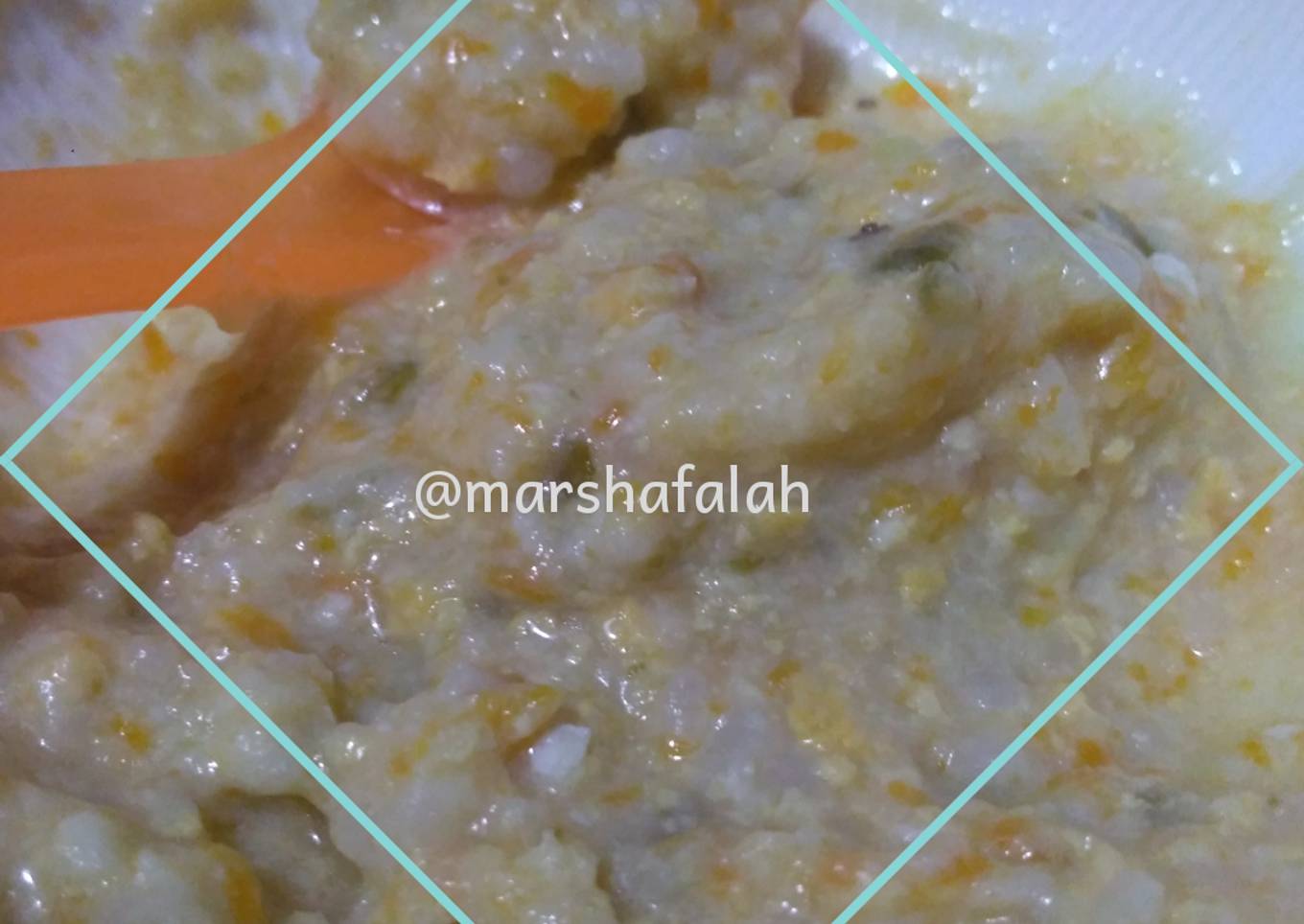 Nasi Tim Telur Yampung (Mpasi 9 bulan 4 bintang)