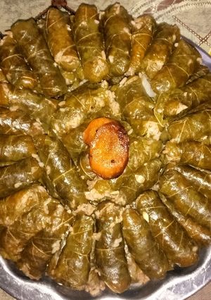 صورة لوصفة طاجن ورق عنب