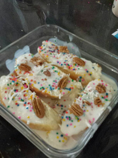 A picture of Milk Capirotada.