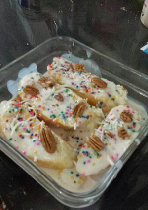 A picture of Milk Capirotada.
