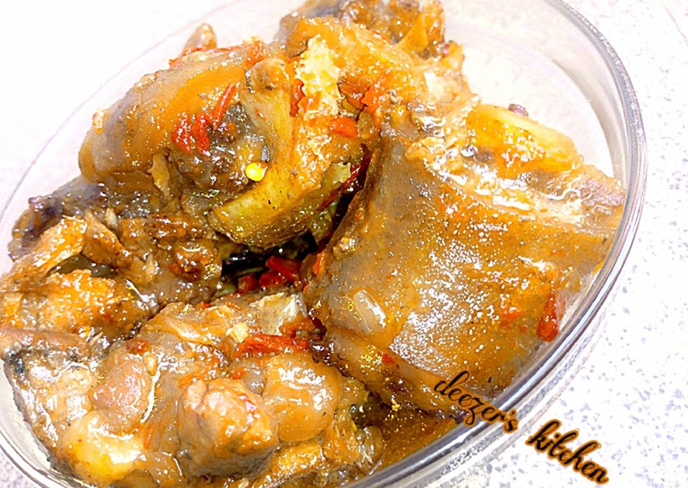 Cow tail pepper soup