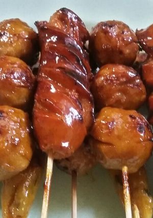Foto resep Bakso sosis bakar