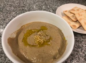 Una foto de Paté de berenjenas o Hummus de berenjenas