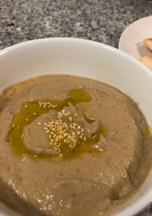 Una foto de Paté de berenjenas o Hummus de berenjenas