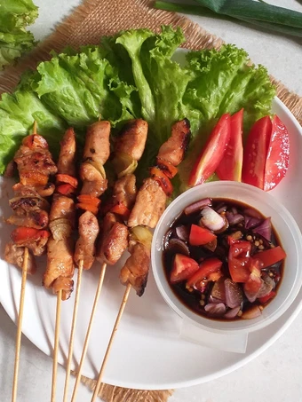 Langkah Gampang Membuat Resep Chicken Yakitori Teflon yang Lezat Sekali Anti Ribet, Lezat