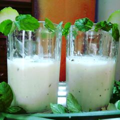 A picture of Punjabi sweet lassi.