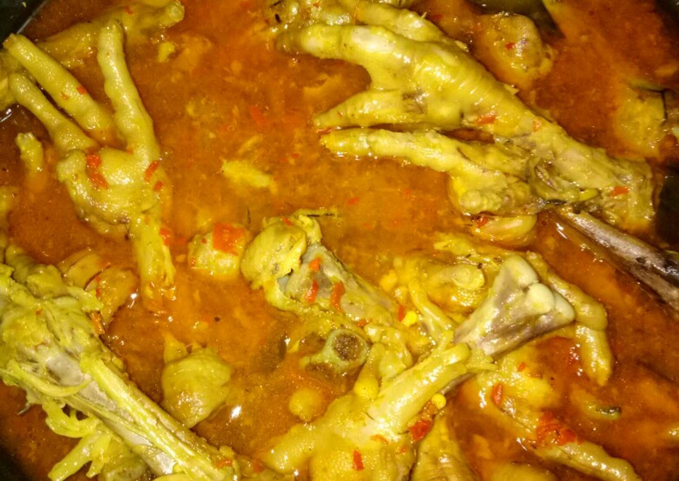 Ceker pedas manis