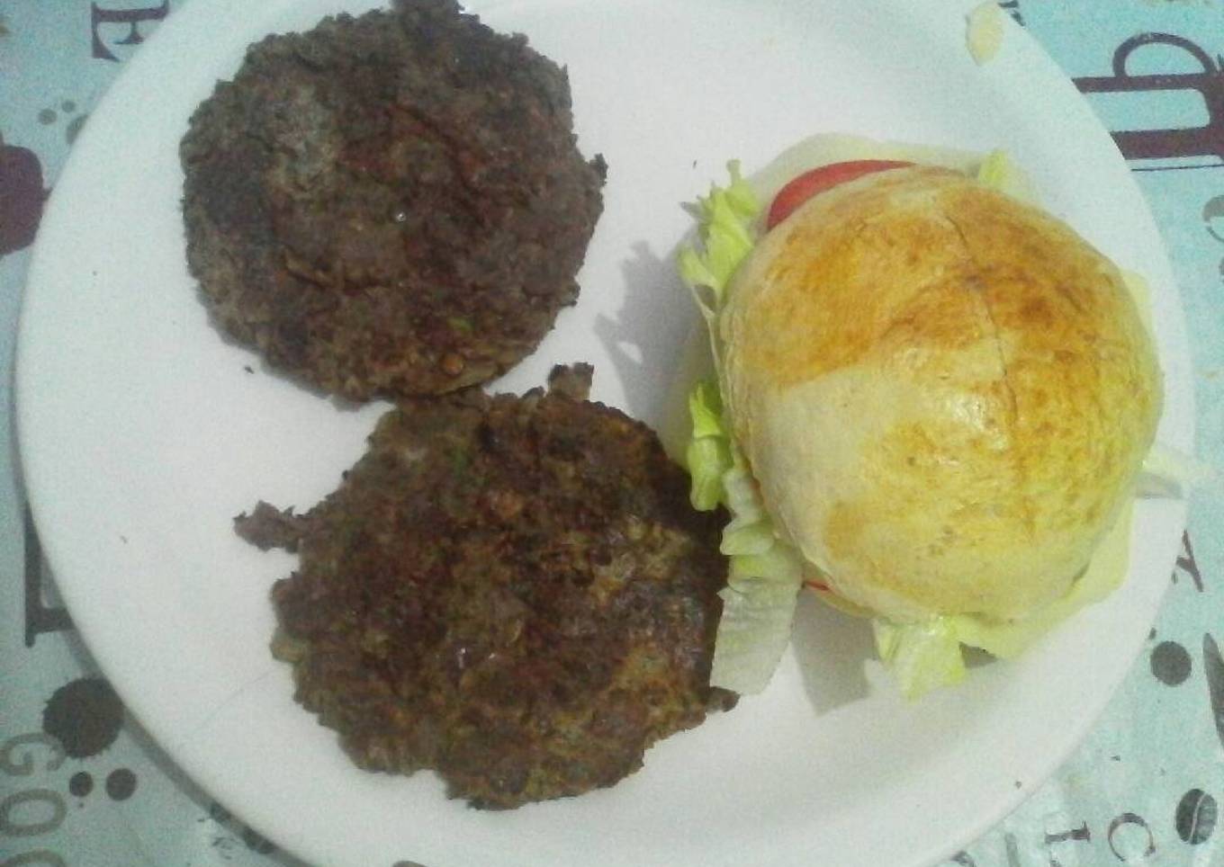 Hamburguesa de lentejas🍔🍴
